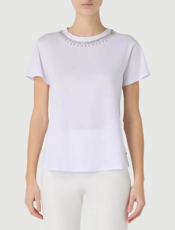 T-shirt manica corta Pennyblack - bianco
