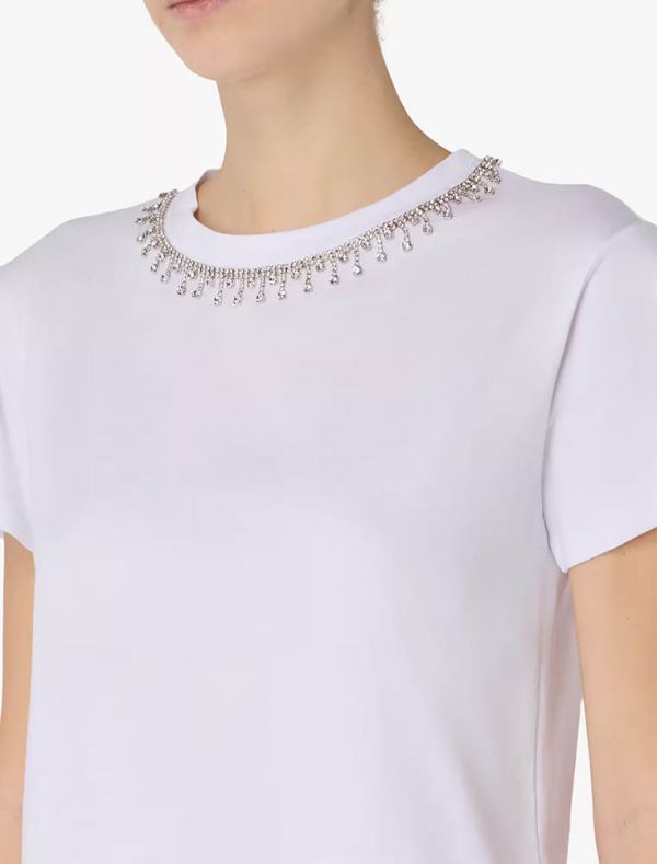 T-shirt manica corta Pennyblack - bianco