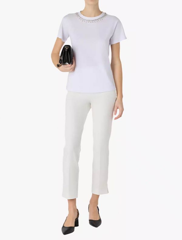 T-shirt manica corta Pennyblack - bianco