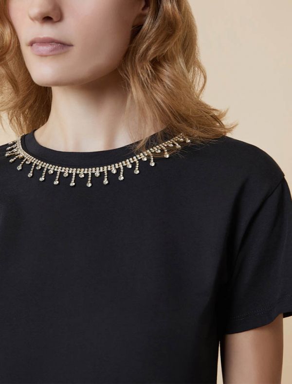 T-shirt manica corta Pennyblack - nero