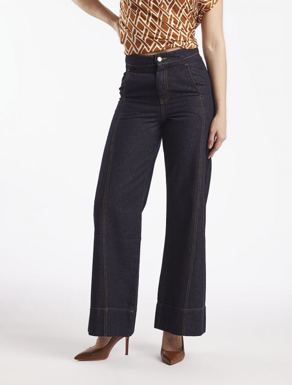 Pantalone jeans Pennyblack - blu scuro