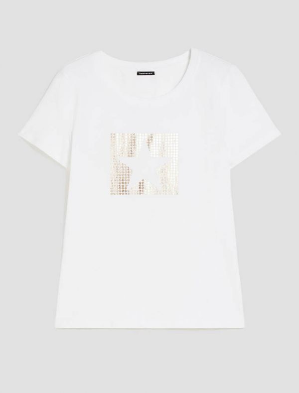 T-shirt manica corta Pennyblack - bianco