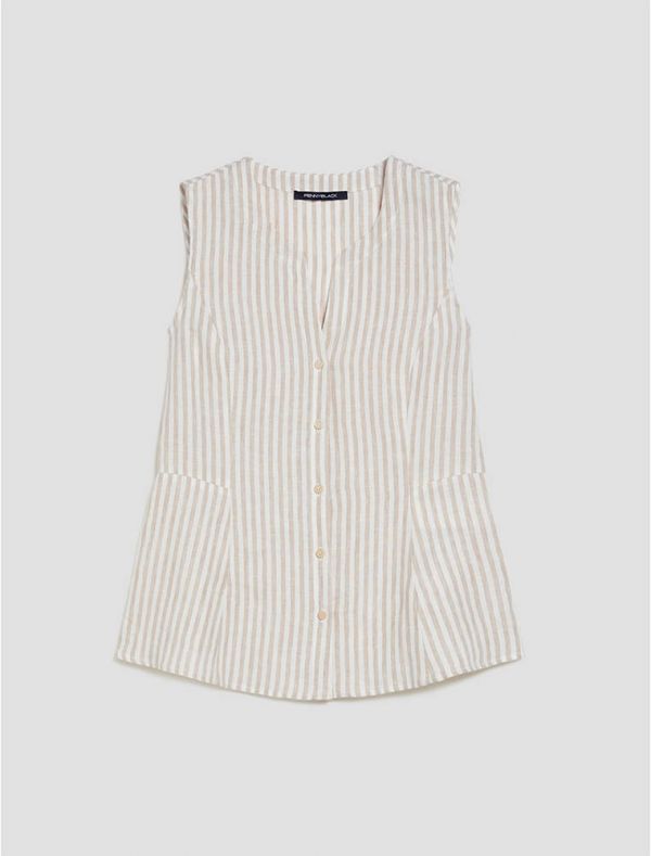 Top Pennyblack - beige bianco