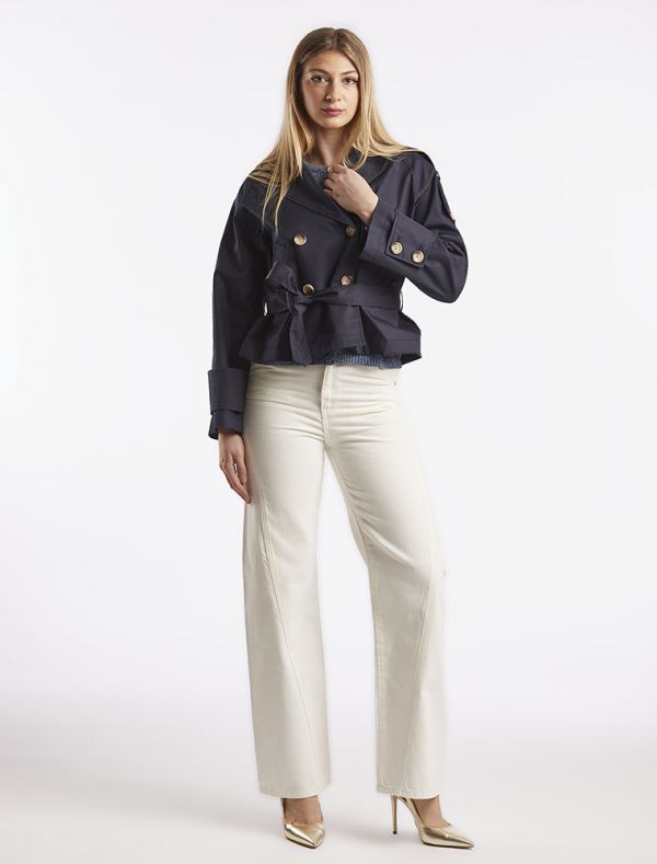 Pantalone jeans Pennyblack - bianco