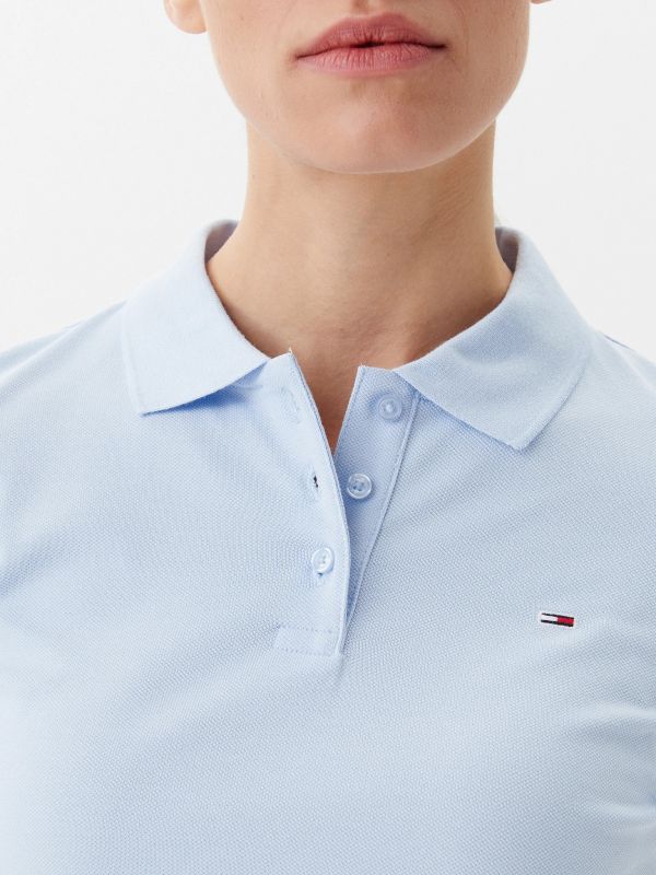 Polo manica corta Tommy Jeans - azzurro