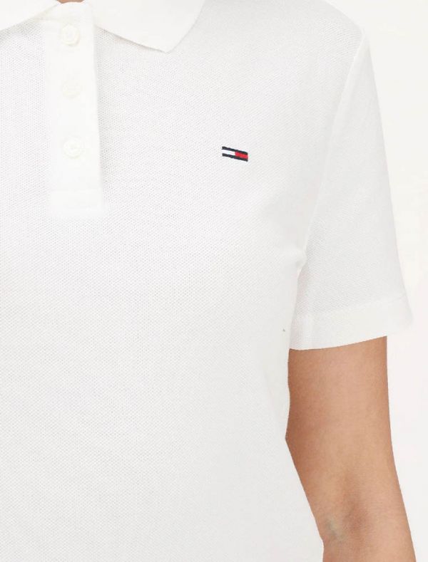 Polo manica corta Tommy Jeans - ecru