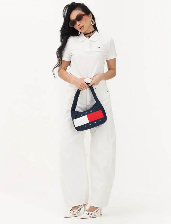 Polo manica corta Tommy Jeans - ecru