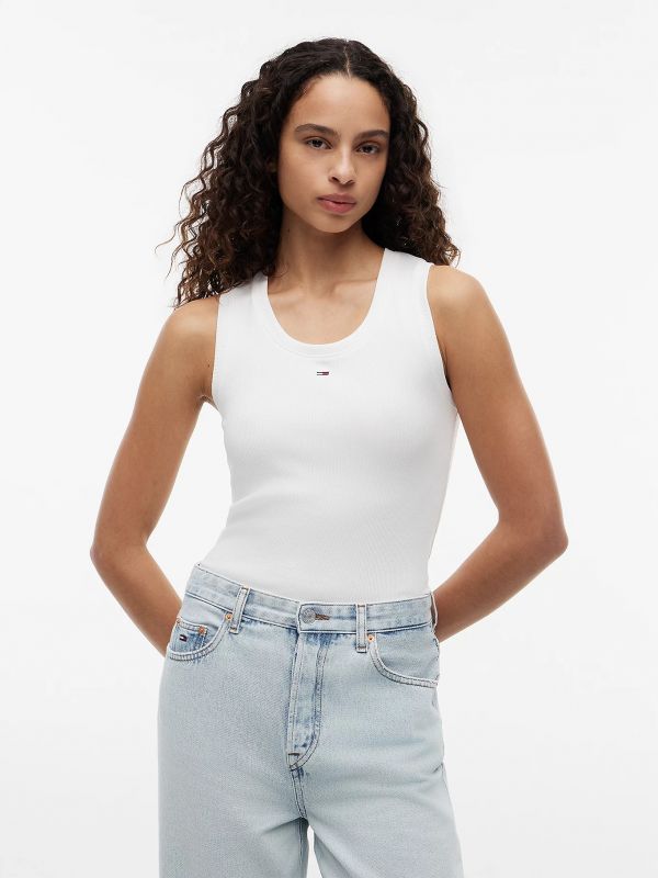 Canotta Tommy Jeans - bianco