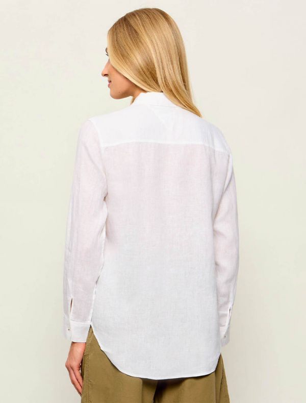Camicia manica lunga Tommy Hilfiger - bianco