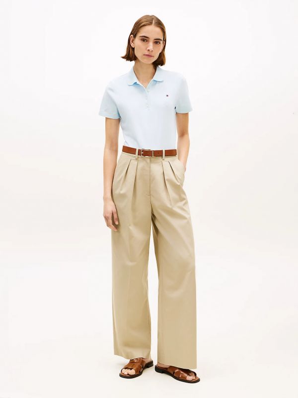 Polo manica corta Tommy Hilfiger - cielo