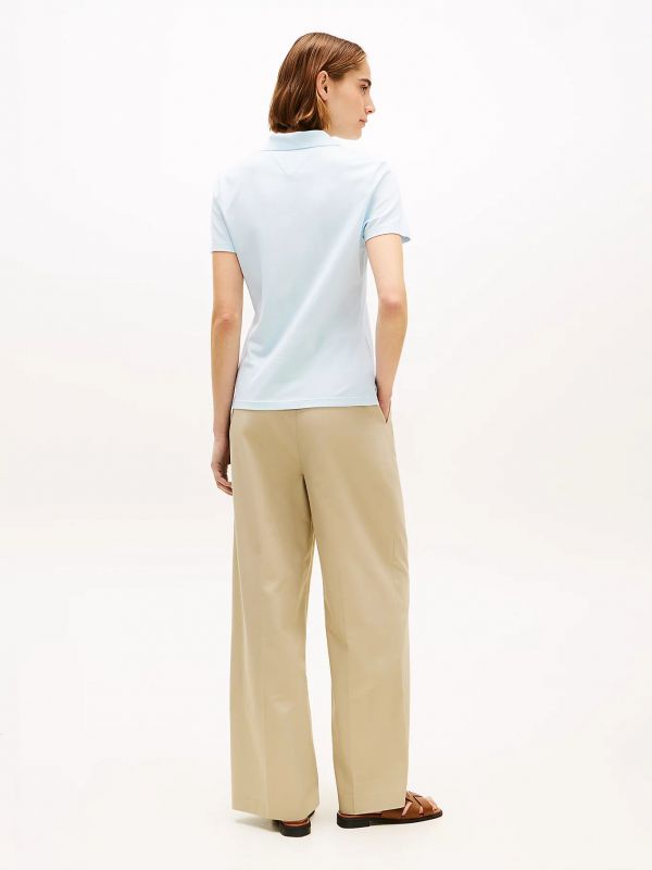 Polo manica corta Tommy Hilfiger - cielo