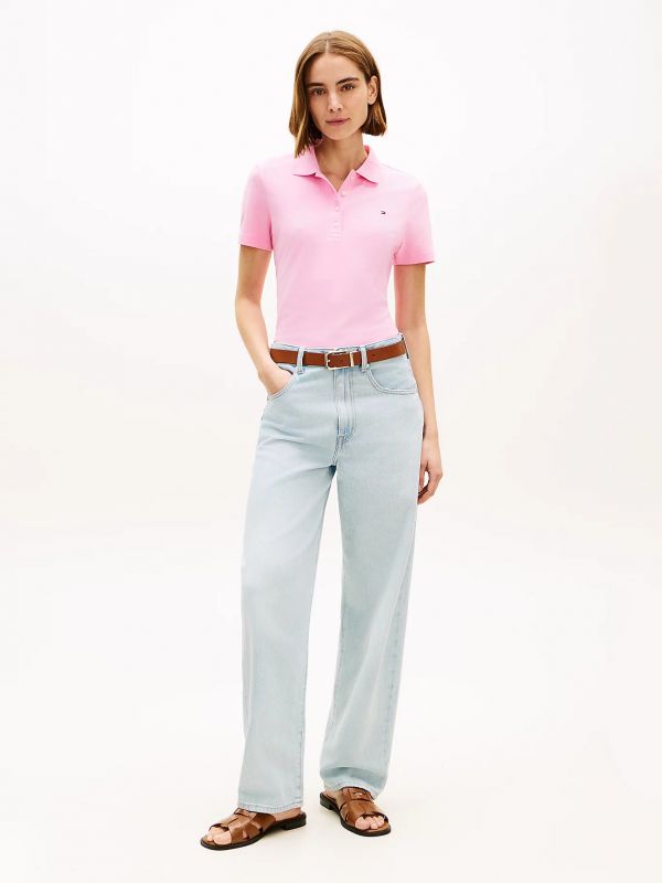 Polo manica corta Tommy Hilfiger - rose