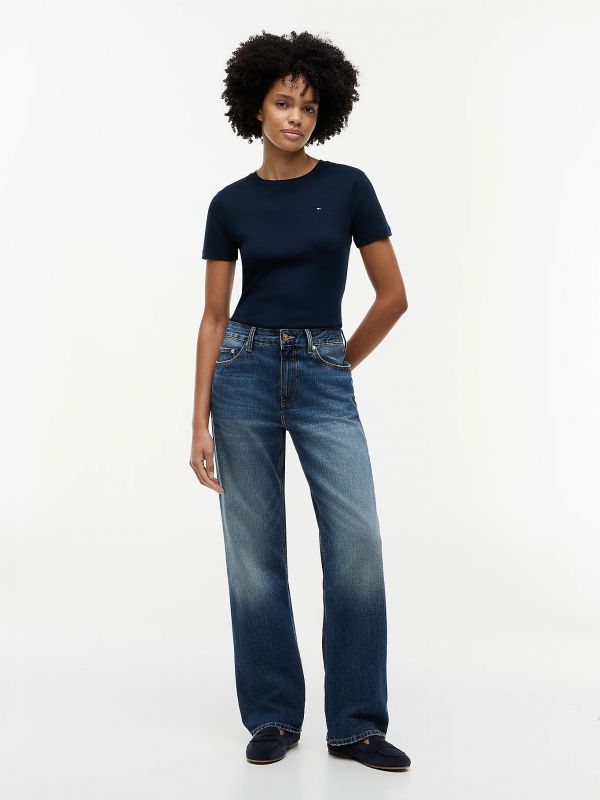 T-shirt manica corta Tommy Hilfiger - blu notte