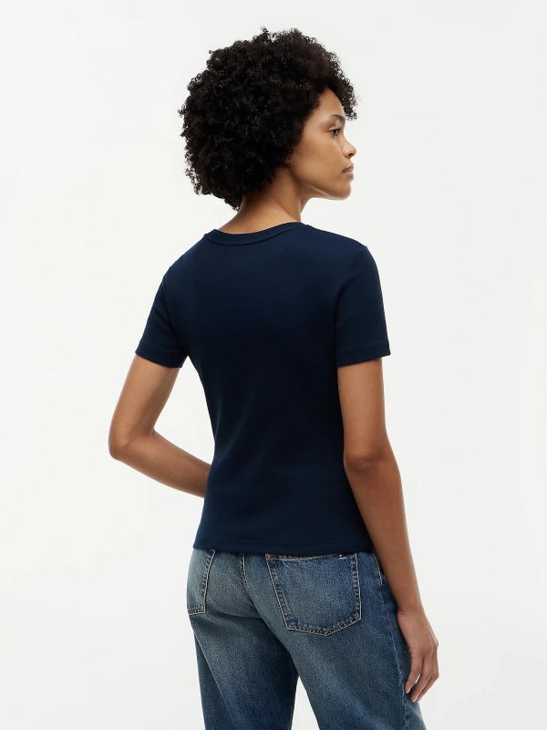 T-shirt manica corta Tommy Hilfiger - blu notte