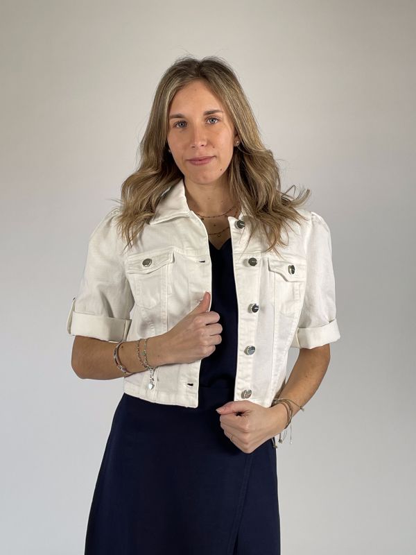 Giubbino in jeans Kocca - bianco