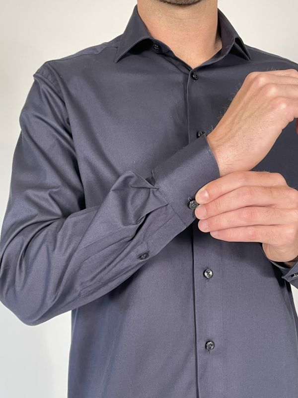 Camicia manica lunga Xacus - blu notte