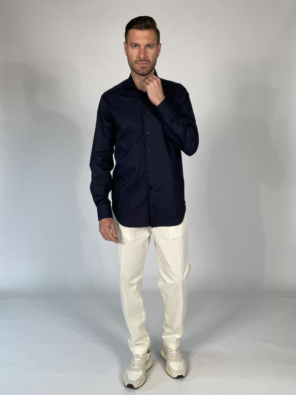 Camicia manica lunga Xacus - blu notte