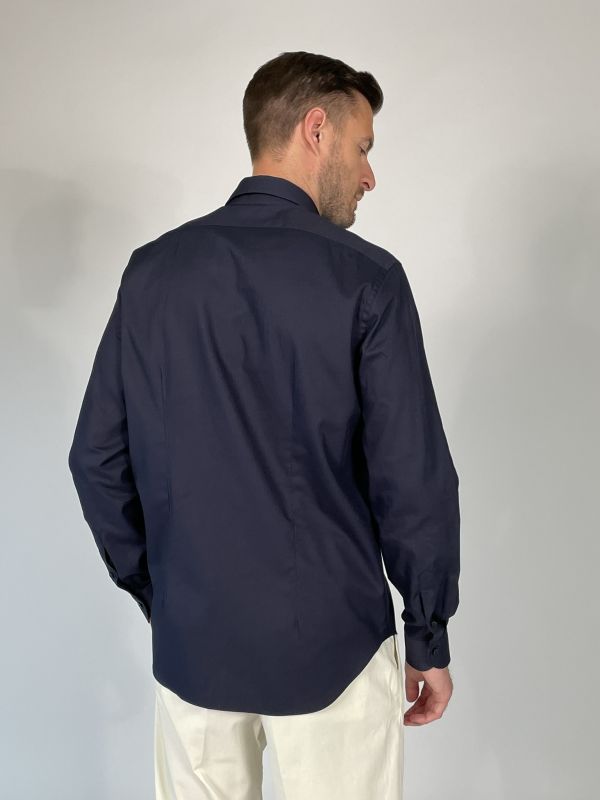 Camicia manica lunga Xacus - blu notte
