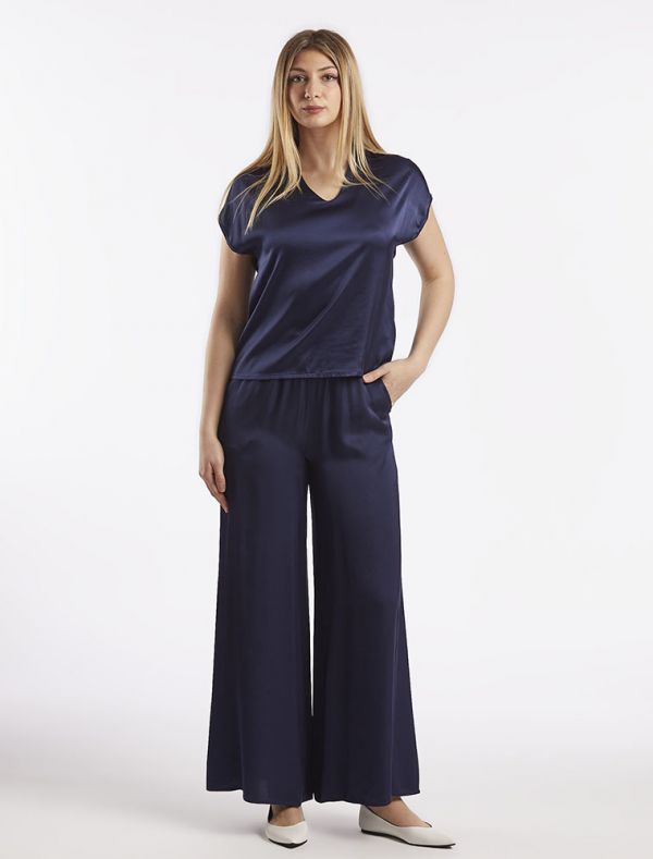 Camicia manica corta Kocca - blu