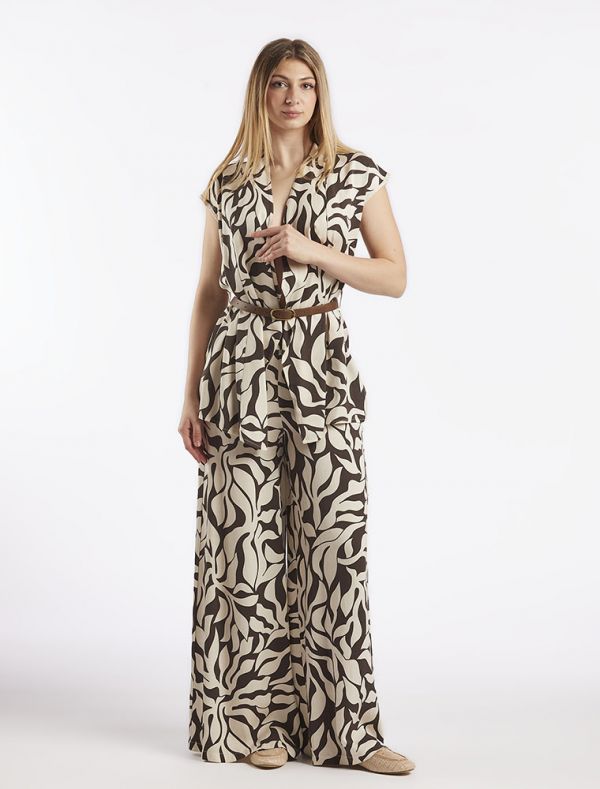 Pantalone Kocca - avorio marrone