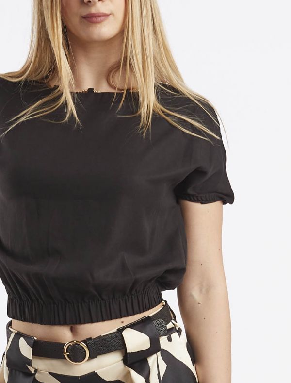 Camicia manica corta Kocca - nero