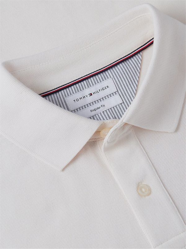 Polo manica corta Tommy Hilfiger - ecru