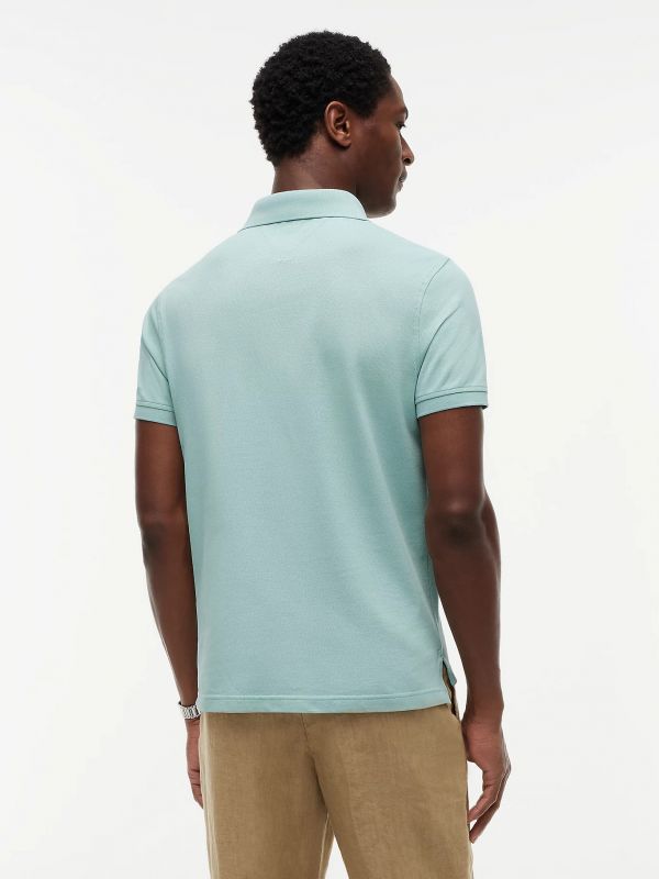 Polo manica corta Tommy Hilfiger - verde acqua