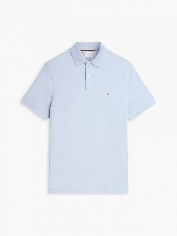 Polo manica corta Tommy Hilfiger - azzurro chiaro