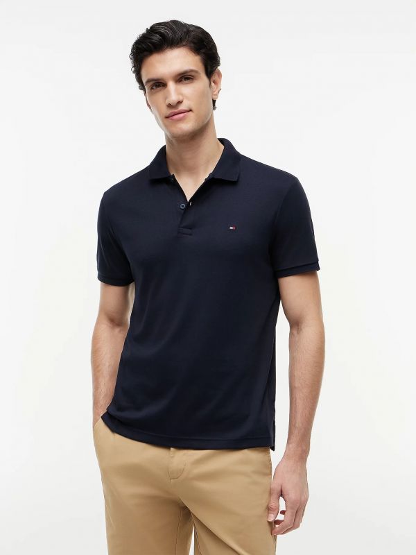 Polo manica corta Tommy Hilfiger - blu scuro