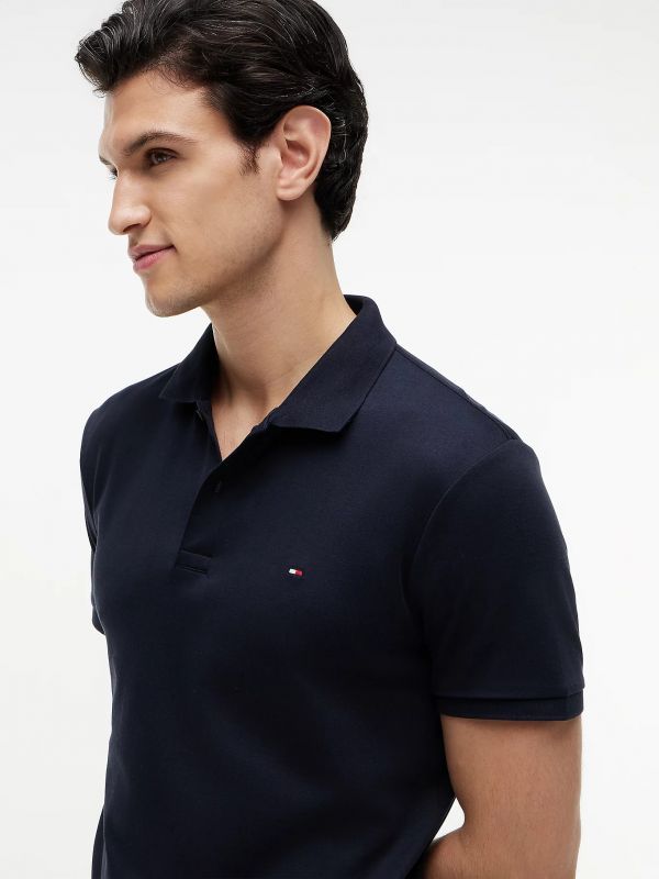 Polo manica corta Tommy Hilfiger - blu scuro