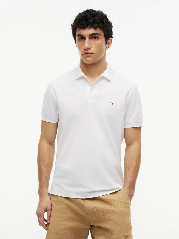Polo manica corta Tommy Hilfiger - white
