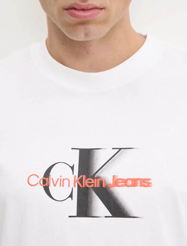 T-shirt manica corta Calvin Klein - white