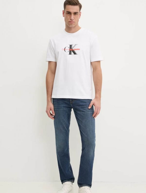 T-shirt manica corta Calvin Klein - white