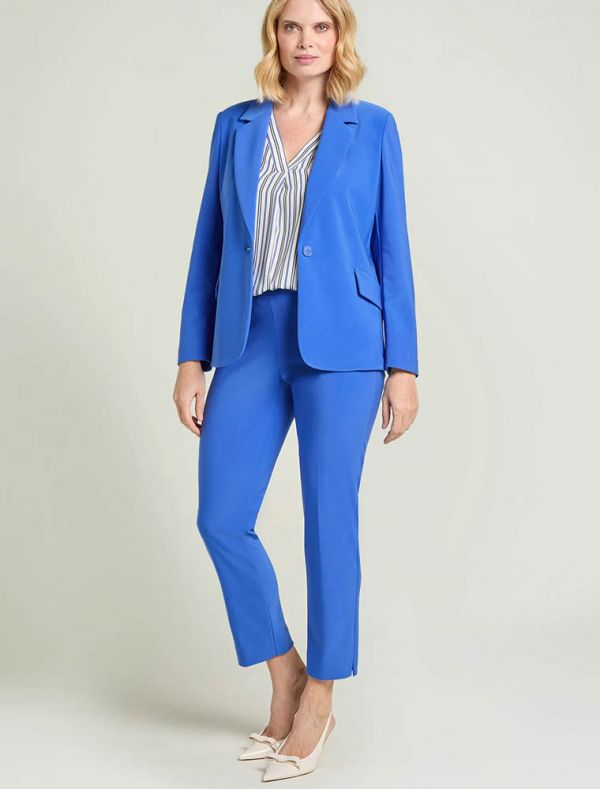 Giacca curvy Luisa Viola - azzurro