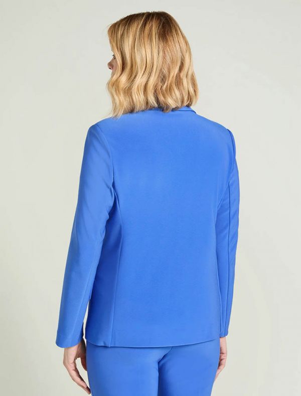 Giacca curvy Luisa Viola - blu