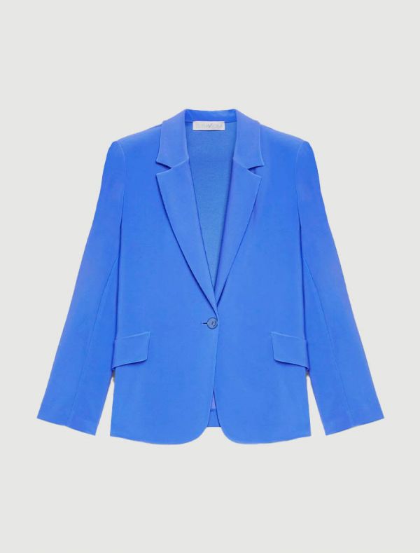 Giacca curvy Luisa Viola - blu