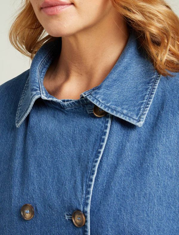 Giacca curvy Luisa Viola - blu