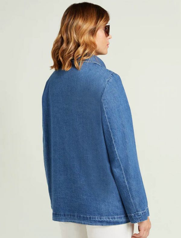Giacca curvy Luisa Viola - blu