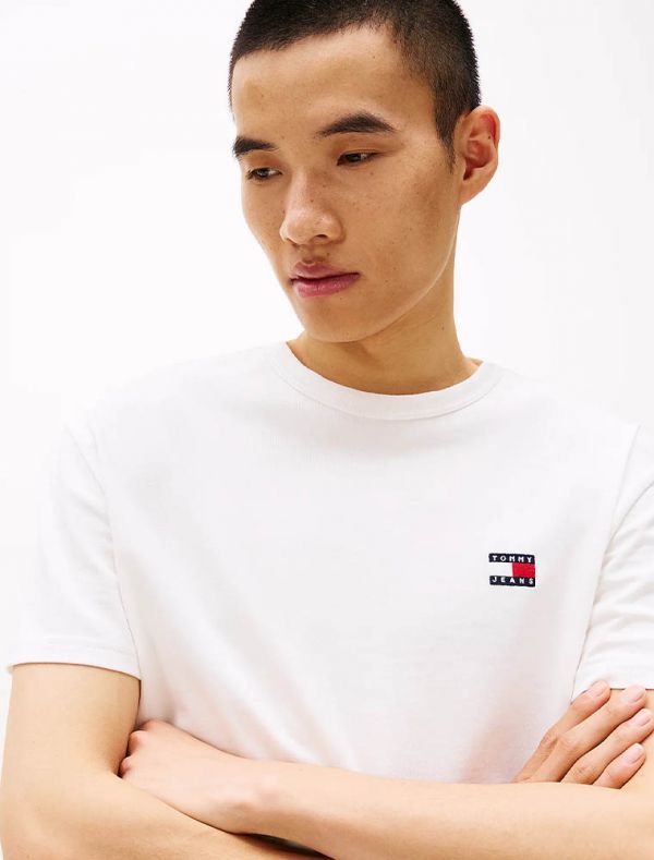 T-shirt manica corta Tommy Jeans - ecru