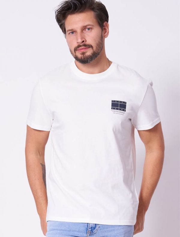 T-shirt manica corta Tommy Jeans - ecru