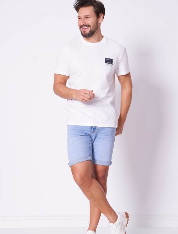 T-shirt manica corta Tommy Jeans - ecru