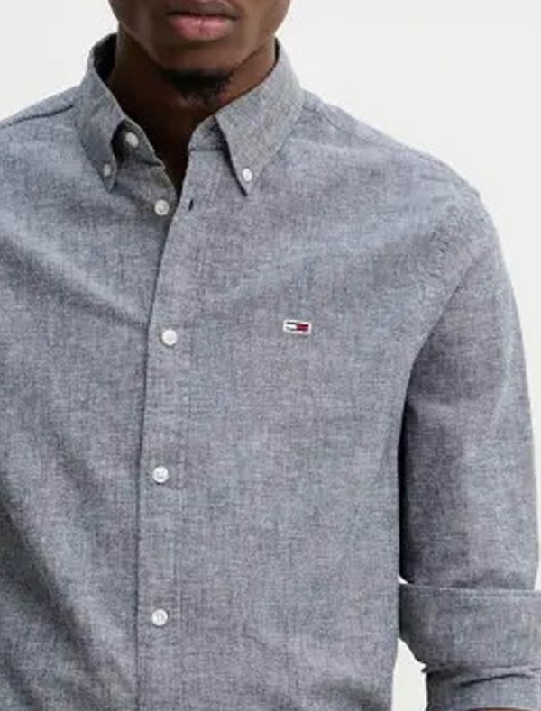 Camicia manica lunga casual Tommy Jeans - dark navy