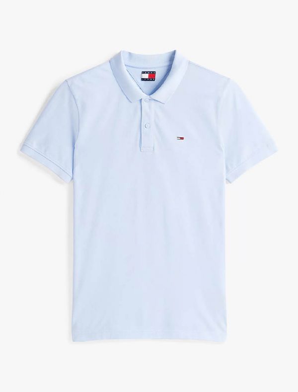 Polo manica corta Tommy Jeans - azzurro