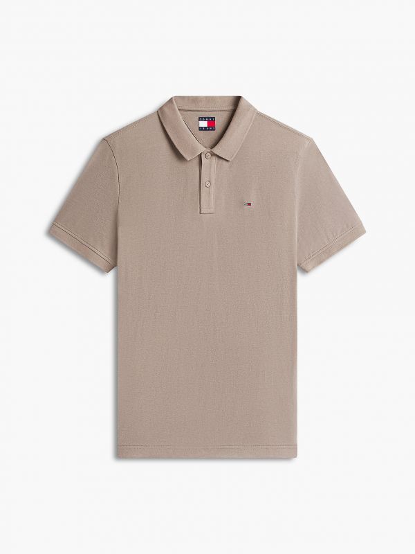 Polo manica corta Tommy Jeans - fango
