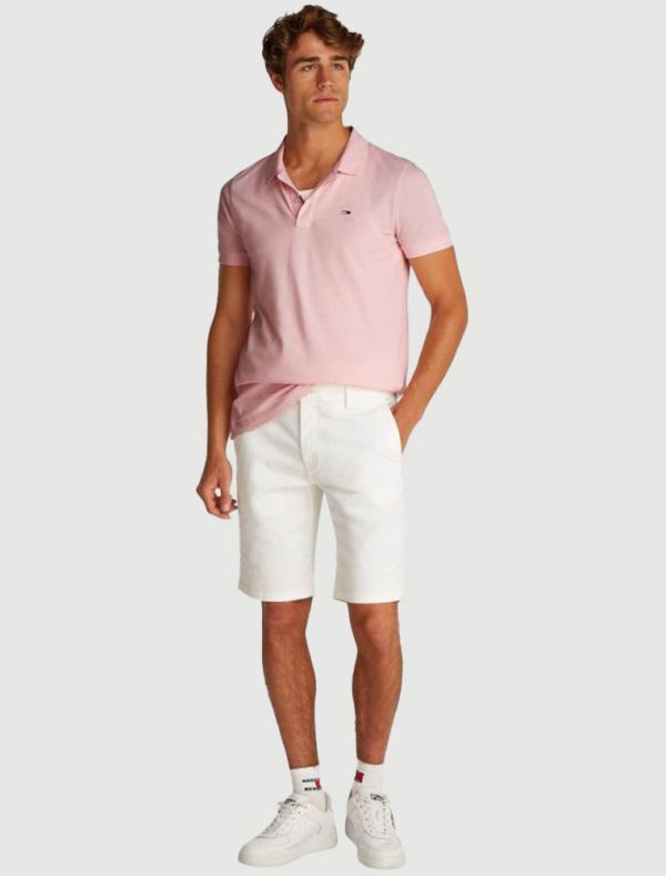 Polo manica corta Tommy Jeans - pink
