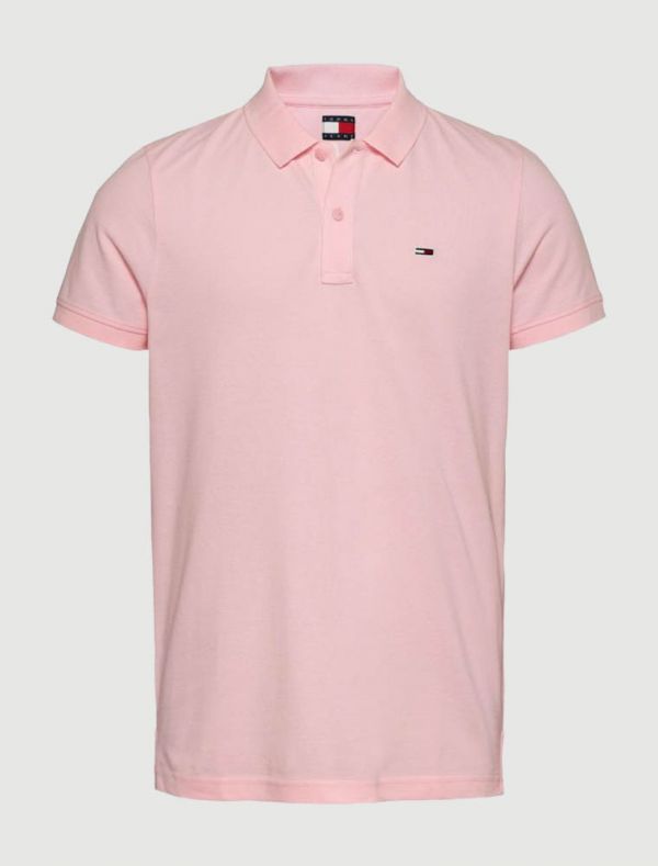Polo manica corta Tommy Jeans - pink