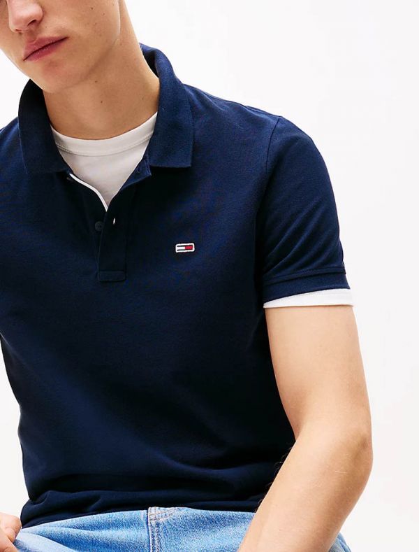 Polo manica corta Tommy Jeans - dark navy