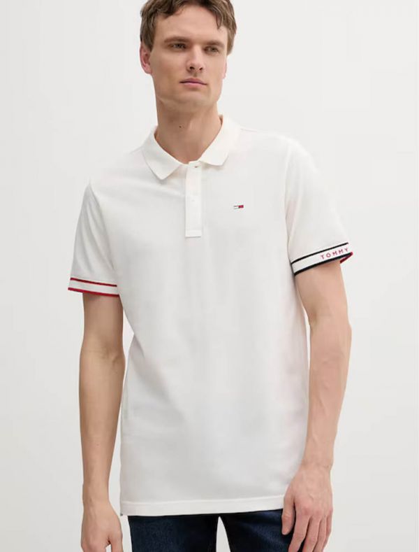 Polo manica corta Tommy Jeans - ecru