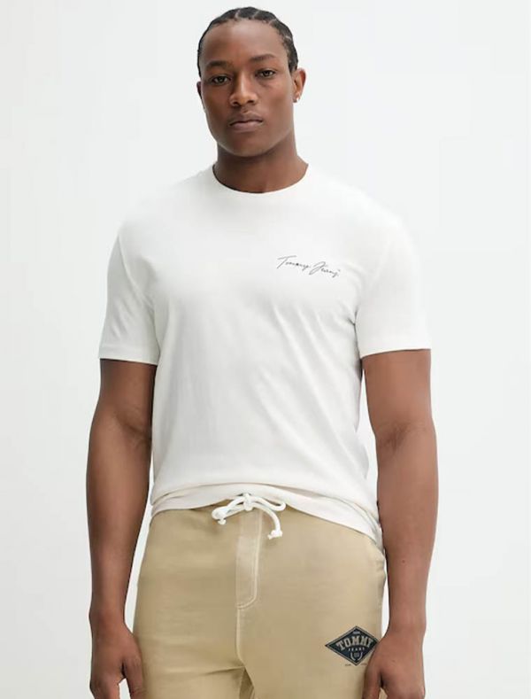 T-shirt manica corta Tommy Jeans - ecru