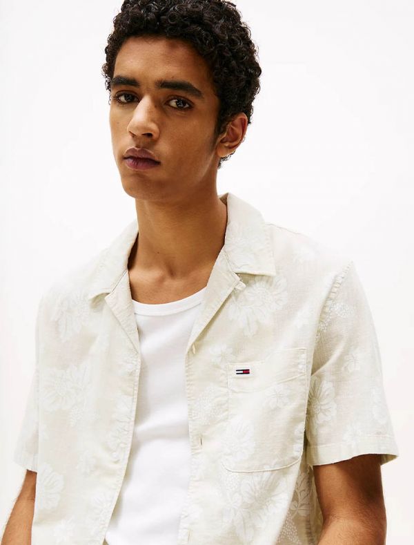 Camicia manica corta casual Tommy Jeans - floreale